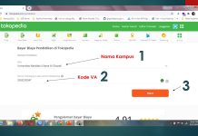 CARA PEMBAYARAN BIAYA KULIAH VIA TOKOPEDIA